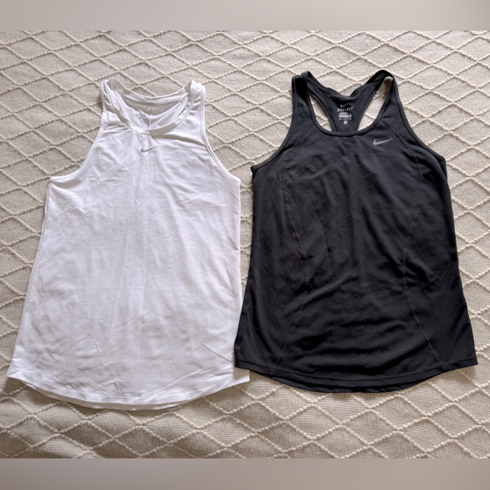 Nike Dry-Fit Tanks Pair Black/White